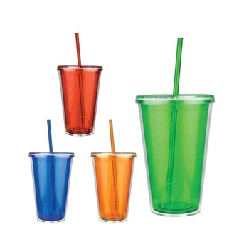 Plastic Straw Cup