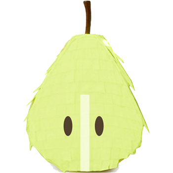 Cutting Pear Pinata