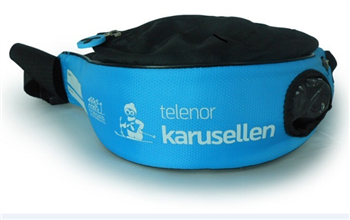 sport belt with water bottle