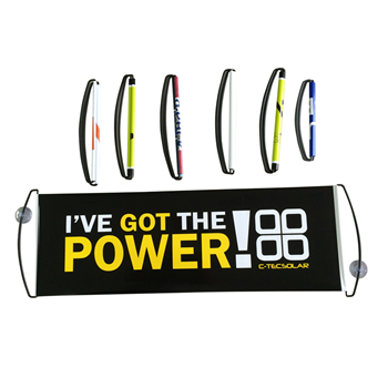 sports hand held scrolling banner 