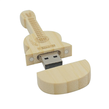 Bamboo guitar U disk