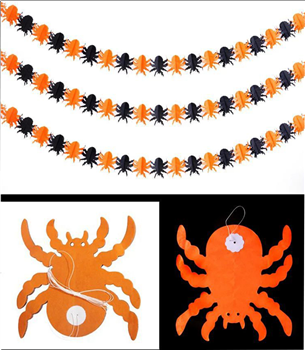 Halloween Spider Garland