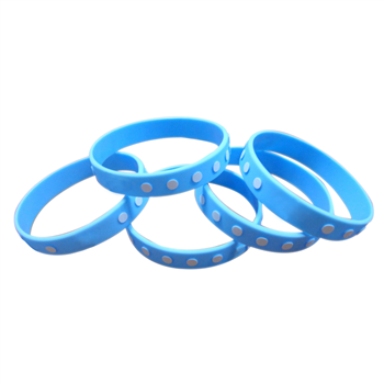 1/2" Adult Printed Embossed Silicone Bracelet	