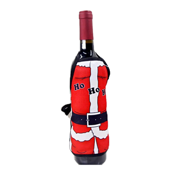 Christmas Mini Apron Wine Bottle Decoration