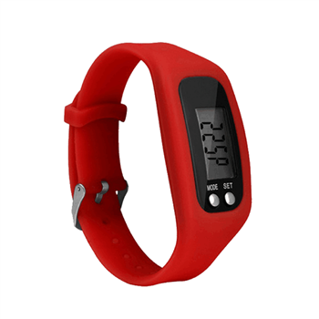 Silicone Pedometer Watch