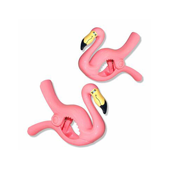 Flamingo Beach Towel Clips