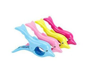 Dolphin Beach Towel Clips