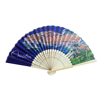  Bamboo and fabric Folding Hand Fan