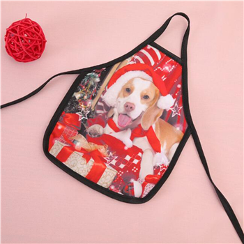 Mini Christmas Apron Bottle Cover