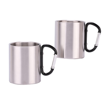 10OZ Carabiner Handle Stainless Steel Mug