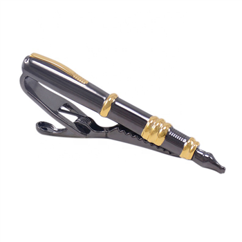 Black Pen Tie Clip