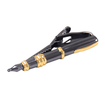Black Pen Tie Clip