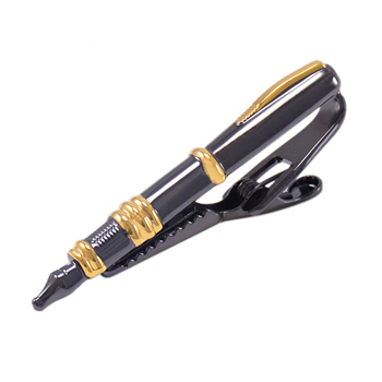 Black Pen Tie Clip