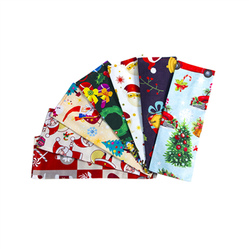 Printed Christmas Wine Cover