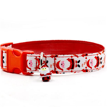 Christmas pet collar