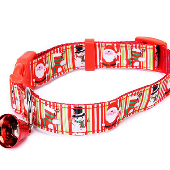 Christmas pet collar