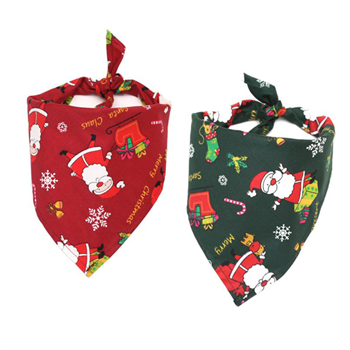 Christmas pet saliva towel