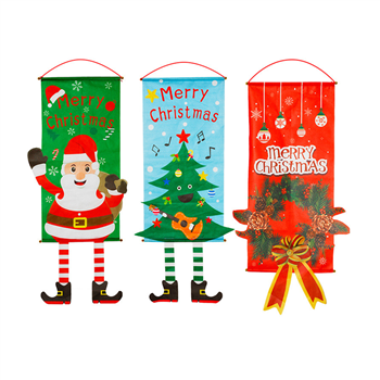 Christmas Hanging Flag Wall Decoration