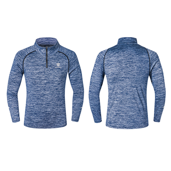 Men's Long Sleeve Sport Zip Quick Dry Pullover