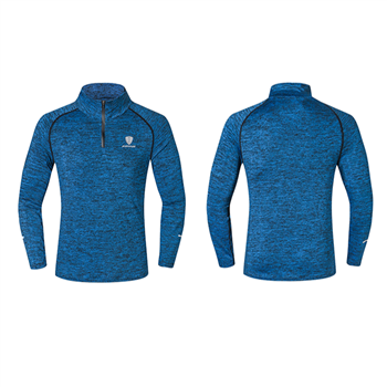 Men's Long Sleeve Sport Zip Quick Dry Pullover