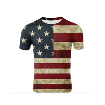 3D Pattern Printed T-shirt