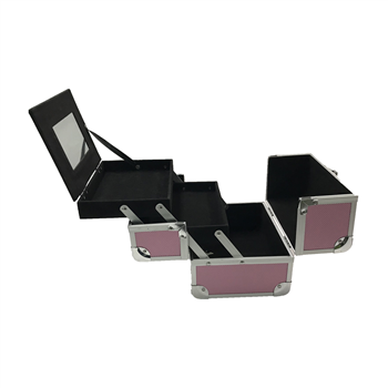 Cosmetic Box with Two Trays