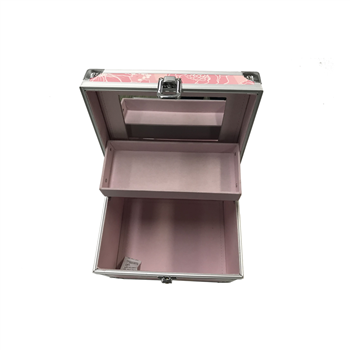 Pu Cosmetic Box with One Tray