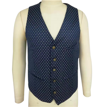 3 Pocket Button Front Vest