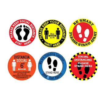 PP Floor Decal-Social Distance Sticker