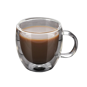 Double Wall Insulated Glass Cup