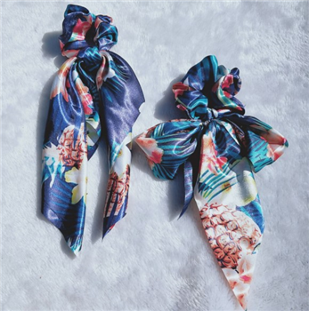 Full-Color Hair Bands Scrunchies 