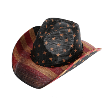 American Flag Cowboy Hat