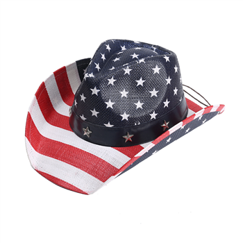 American Flag Cowboy Hat