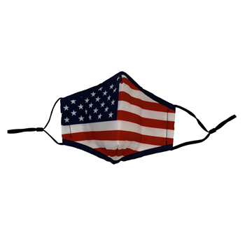 America Flag 3ply Cotton Reusable Mask