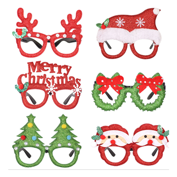 Christmas Glasses Frame