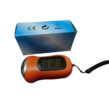 Hand Crank Flashlight With Solar