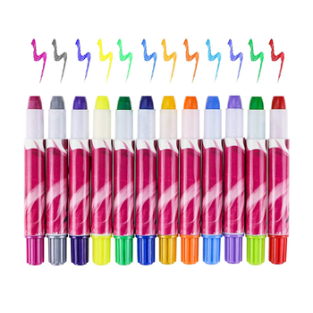 12 Colorful Hair Chalk Pens
