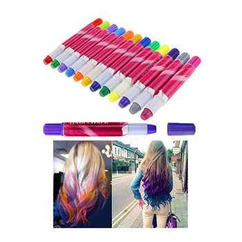 12 Colorful Hair Chalk Pens