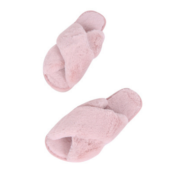 Open Toe Cotton Slippers 