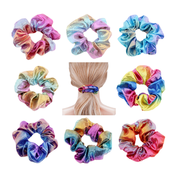 Holographic Hair Scrunchies