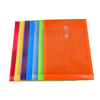 Plastic Envelope with String Closure