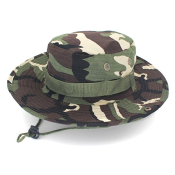 Foldable Bucket Hat with Camouflage 