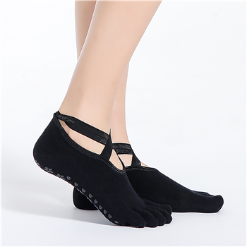 Yoga Socks for Women with Grip & Non Slip Toeless Half Toe Socks 