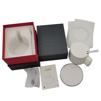 Coffee Cup Warmer Setting with Wireless Charger 