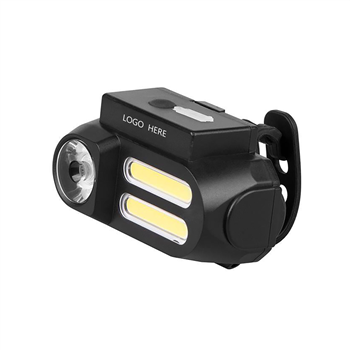 Rechargeable Multi-Function LED+COB Bike Light
