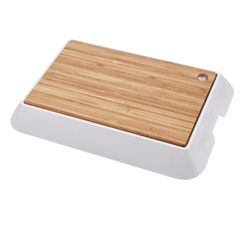  Wood Cutting Board with Tray
