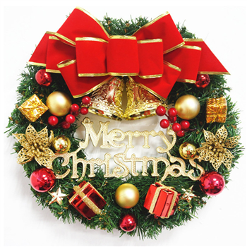 12" Small Size Christmas Door Wreath