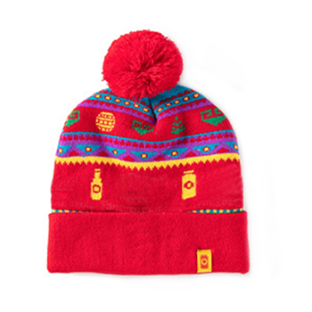 Christmas Pom Pom Beanie