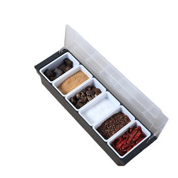 Condiment Tray with 6 Compartment
