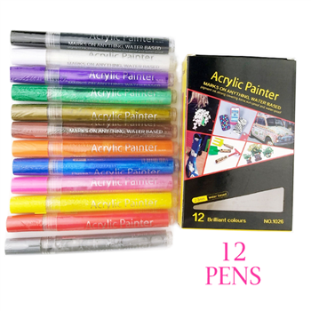 12 pcs Acrylic Paint Markers